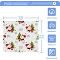 thumbnail image 5 of GZHJMY Christmas Santa Claus Washcloths 2 Pack, Super Soft Absorbent Cotton Baby Face Towels, Washable Reusable Fingertip Towel for Bath Gym Hotel Spa, 12 x 12 Inch, 5 of 7