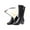 Black Mid Calf Shoes, variant on KIJBLAE Women's Winter Boots Faux Fur Lined Knee High Warm Booties Faux Leather Chunky Heel Side Zipper Snow Boots Comfortable Mid Calf Shoes Black 42