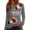 Grey, variant on Womens Shirts Summer 250Th Anniversary Usa for Women 1776 2026 Patriotic American Flag V Neck T July 4Th Graphic Tee 250 Anniversary Usa Shirt Women Black L