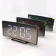 thumbnail image 4 of Reloj despertador electrónico Pantalla LCD grande Reloj despertador Función de repetición Luz de fondo Verde, 4 of 9