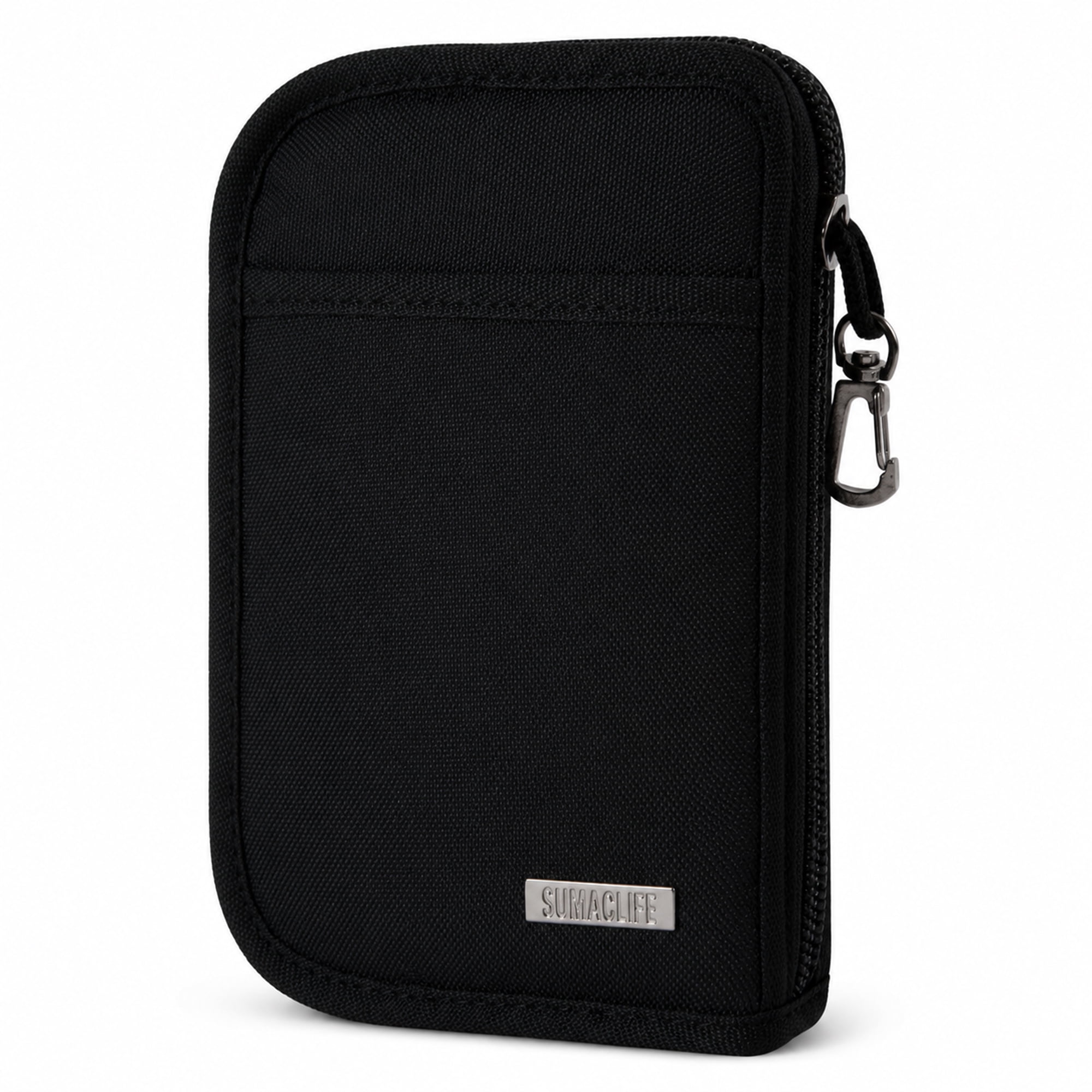 SumacLife Diabetic Supplies Travel Case for Glucose Meter, Test Strips, Lancets and Testing Accessories, Compact Organizer, Black