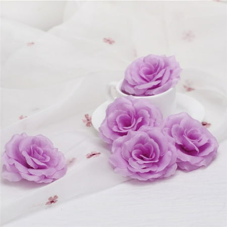 - AngelCity 5Pcs/Set High Simulation Roses Head,DIY Silk Artificial Flowers Heads For Wedding Home Decoration Festive Accessories& Party Supplies