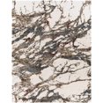 thumbnail image 2 of Marble Swirl Collection Living Room Bedroom Dining Room Runner Rug - Modern Abstract Contemporary Carpet - Blue  Grey  Beige - 2&#39;7&#34; x 7&#39;7&#34;, 2 of 8