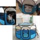 thumbnail image 2 of 72cm*45cm,(Blue and White) Foldable Pet Tent Mesh House Portable Collapsible Running Cage for Puppy Play Fences for Dogs Dogs Cats Rabbits Kennel, 2 of 5