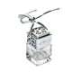thumbnail image 1 of Ounissouiy 8ML coche colgante colgante vidrio vacío botella de Aroma cuadrado decorativo fragancia contenedor difusor ambientador Decoración Almacenamiento y organización del hogar Plata Ounissouiy HA067036-03, 1 of 6