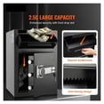 thumbnail image 3 of 1.7/2.5 Cub Depository Safe Deposit Safe Electronic Code Lock & 2 Keys Business Drop Slot Safe for Cash Mail in Home Hotle ,Your Exclusive Wealth Manager, 3 of 7