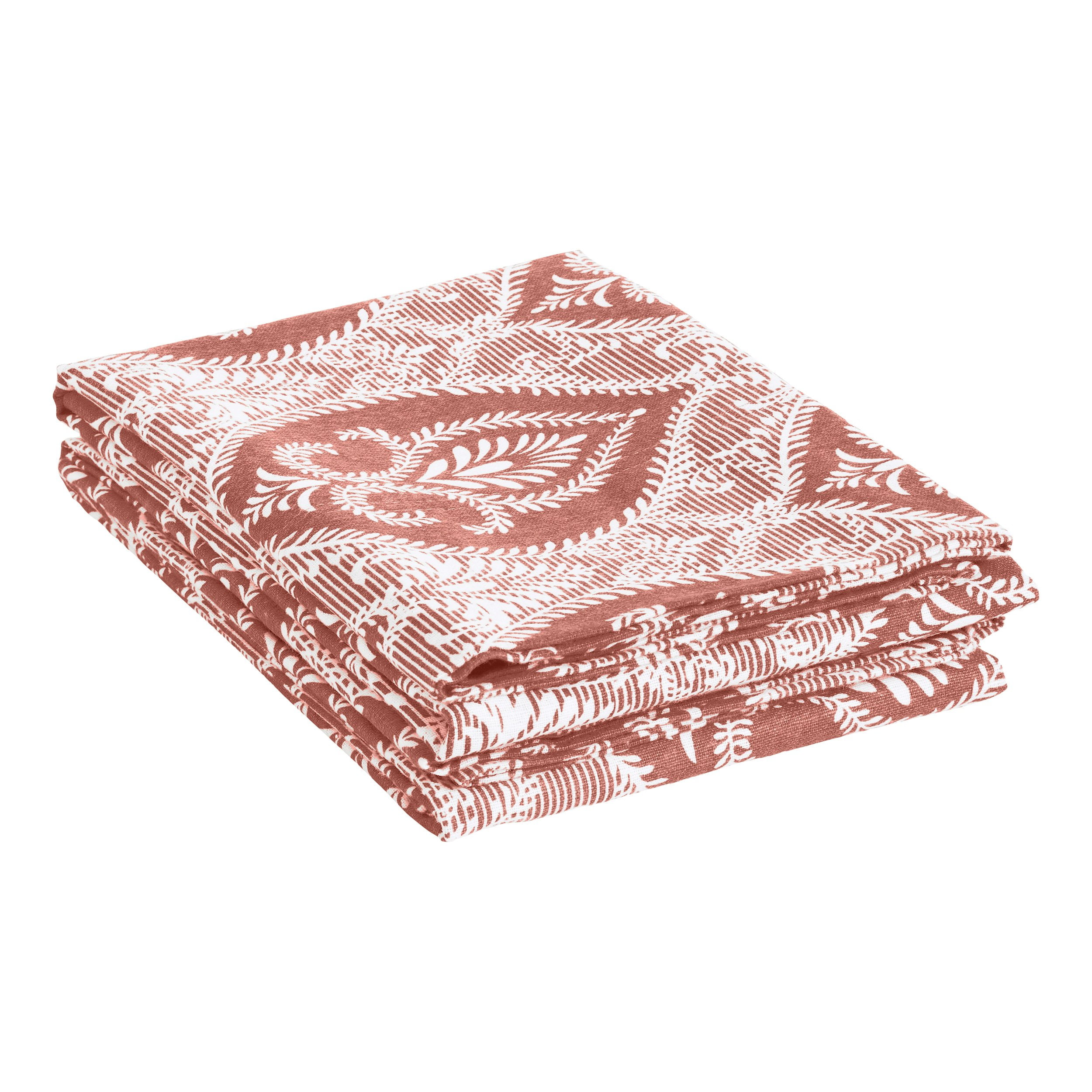 Designer Cotton Flannel Fleur-de-Lis Pillowcase Set