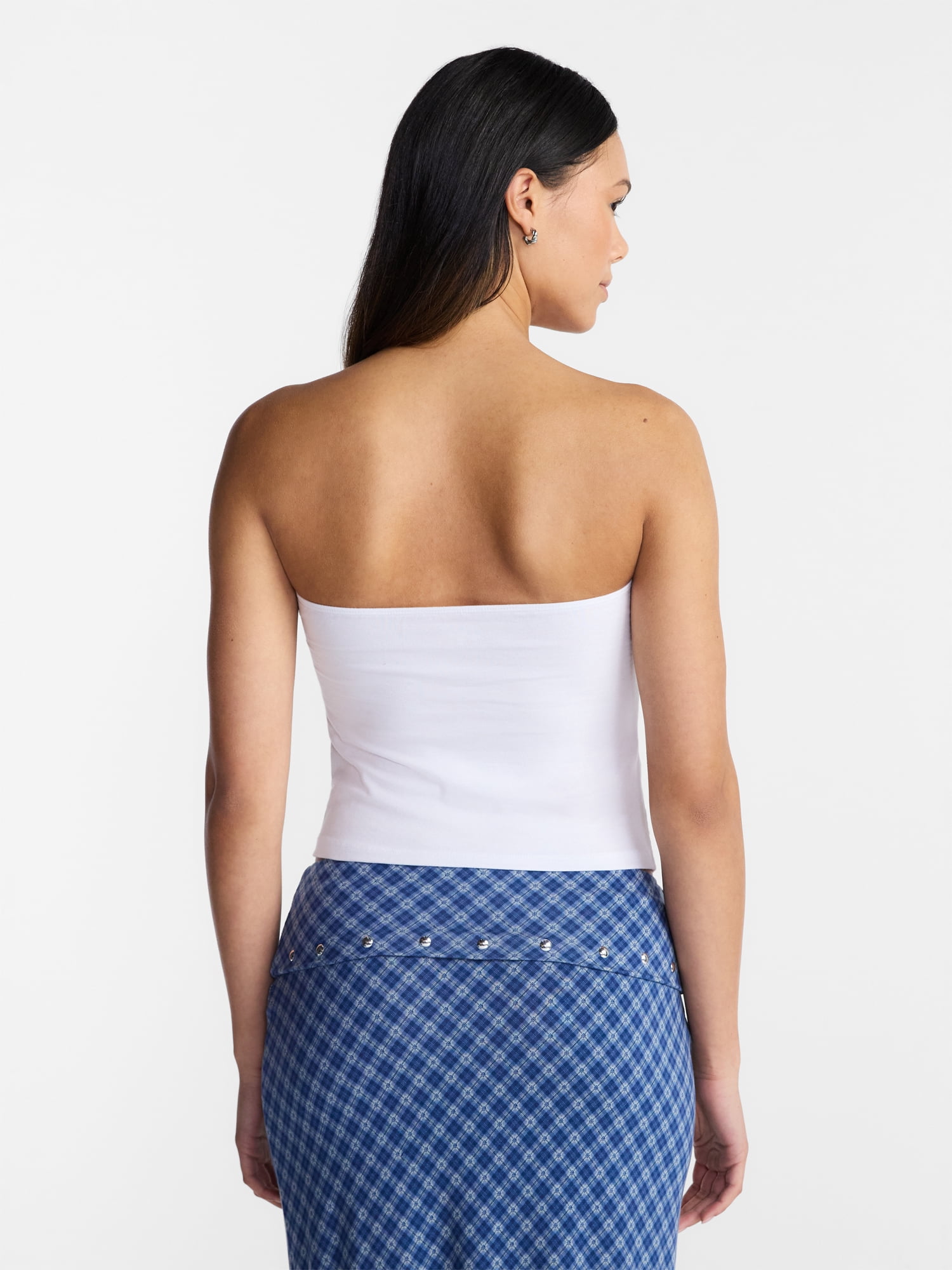 No Boundaries Ruched Tube Top, Women’s XXS-XXL