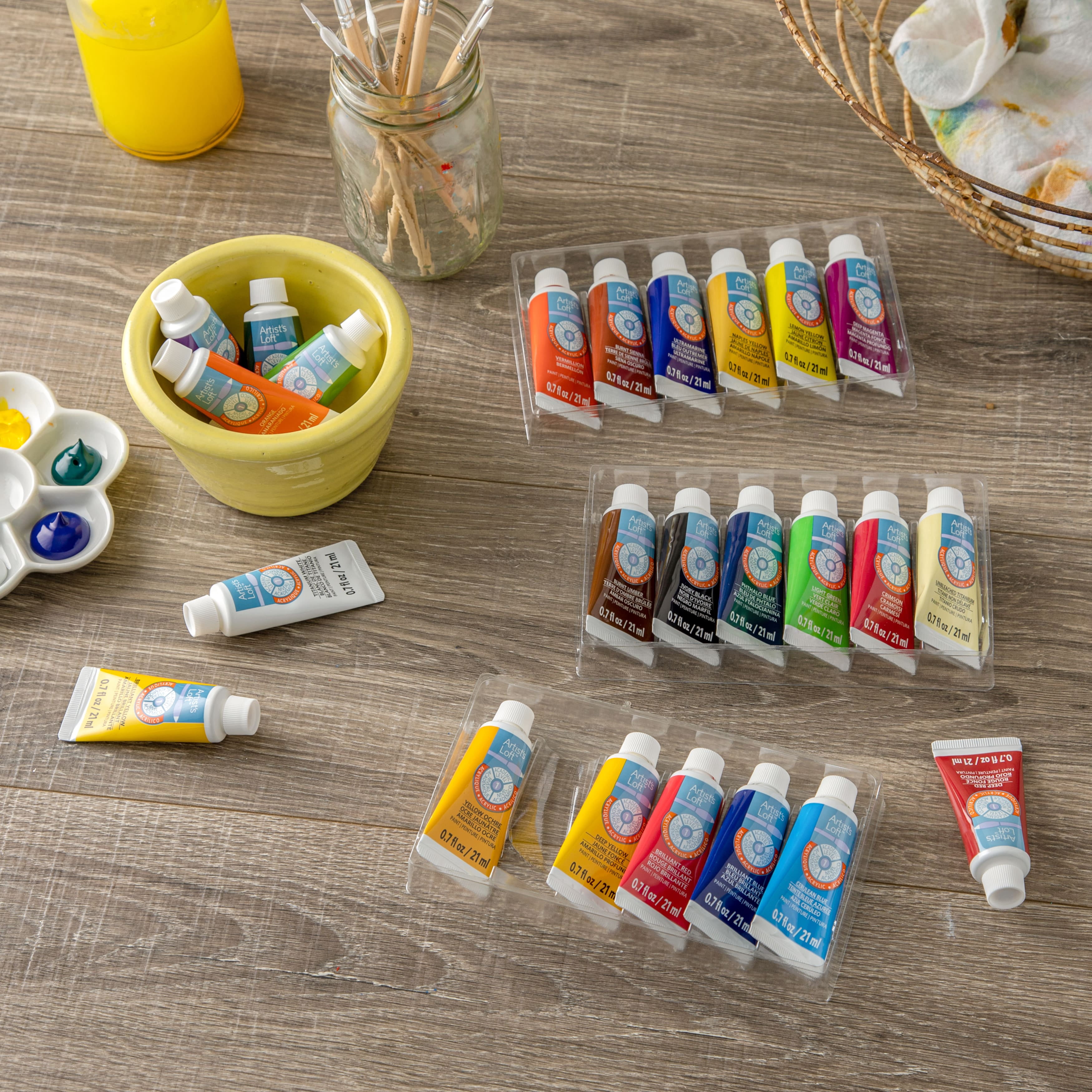 12 Packs: 24 ct. (288 total) Acrylic Paint Set by Artist's Loft