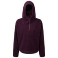 thumbnail image 4 of TriDri Womens Sherpa Fleece Quarter Zip Hoodie, 4 of 5