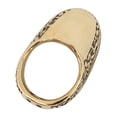 thumbnail image 4 of Anillo de pulgar de tiro con arco, patrón de grabado hecho a mano, protector de dedo de latón, anillo protector de pulgar con cuerda antipérdida para caza de tiro con arco al aire libre, 22 mm, 4 of 10