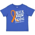 thumbnail image 3 of Inktastic Never Stop Fighting Leukemia Awareness Orange Ribbon Boys or Girls Baby T-Shirt, 3 of 5