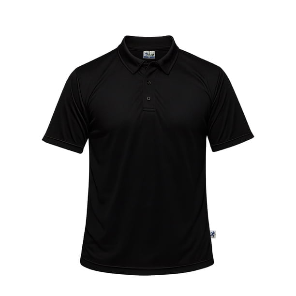 Playera Deportiva Tipo Polo Ekip Dry Pld-055 Negra T. Extra Chica