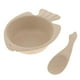 thumbnail image 1 of de Tazón de Paja de con Tazón de Sopa Cuenco para Bebés Seguridad No Tóxico beige BLESIY Cuchara para niños Tazón, 1 of 8