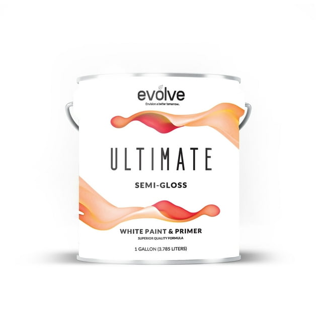 Evolve Ultimate G1, Low VOC, Paint & Primer, Washable, For Interior & Exterior