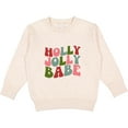 thumbnail image 2 of Inktastic Holly Jolly Babe Toddler Sweatshirt, 2 of 4