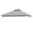 thumbnail image 2 of Garden Winds Replacement Canopy Top Cover for the GT Steel Finial Gazebo -Standard 350 - Stripe Stone, 2 of 8