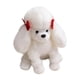 thumbnail image 1 of Muñeco de peluche de perro de 7,87 pulgadas, adorable y realista. Blanco, 1 of 9