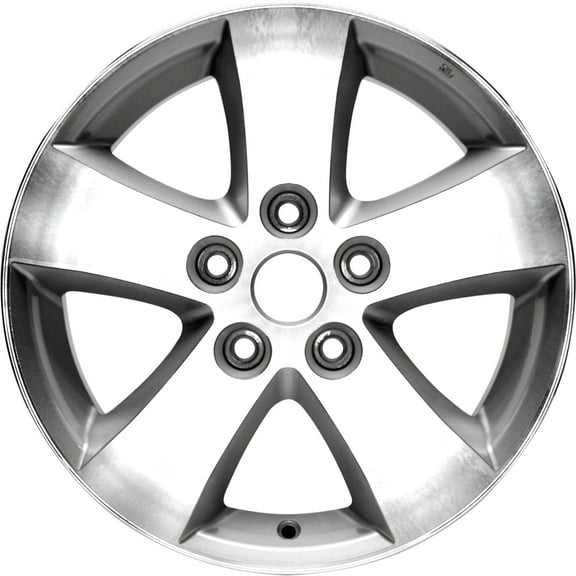 Remanufactured Machined and Painted Silver Aluminum Wheel 17 x 6.5 1EK85PAKAA fits 2009-2019 Dodge Journey