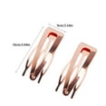 thumbnail image 4 of QualitChoice Ornements pour Cheveux Matériau en Fer Accessoires pour Cheveux Clip Latéral Attache Rose Rouge 1Ensemble, 4 of 6
