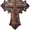 Ornate Cross Rustic, variant on Qisvanset Ornate Cross Rustic Canvas Wall Art 15.75x11.81 Inches
