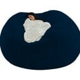 thumbnail image 4 of Taicans Bean Bag Cover (No Filler) Soft Faux Fur Stuffed Animal Bean Bag Storage,Velvet Bean Bag Chair Cover,Fluffy Plush Bean Bag Chair Cover Washable,Comfy Bean Bag Covers for Adults Kids Teen,71in, 4 of 6