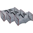 thumbnail image 2 of SHISUYAN 3Pcs Outdoor Portable Lobster Bait Trap Collapsible Crawfish Cast Net, 2 of 7