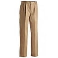 thumbnail image 2 of Edwards 2630 Men'S All Cotton Pleated Pant, 32 UR, TAN, 2 of 2
