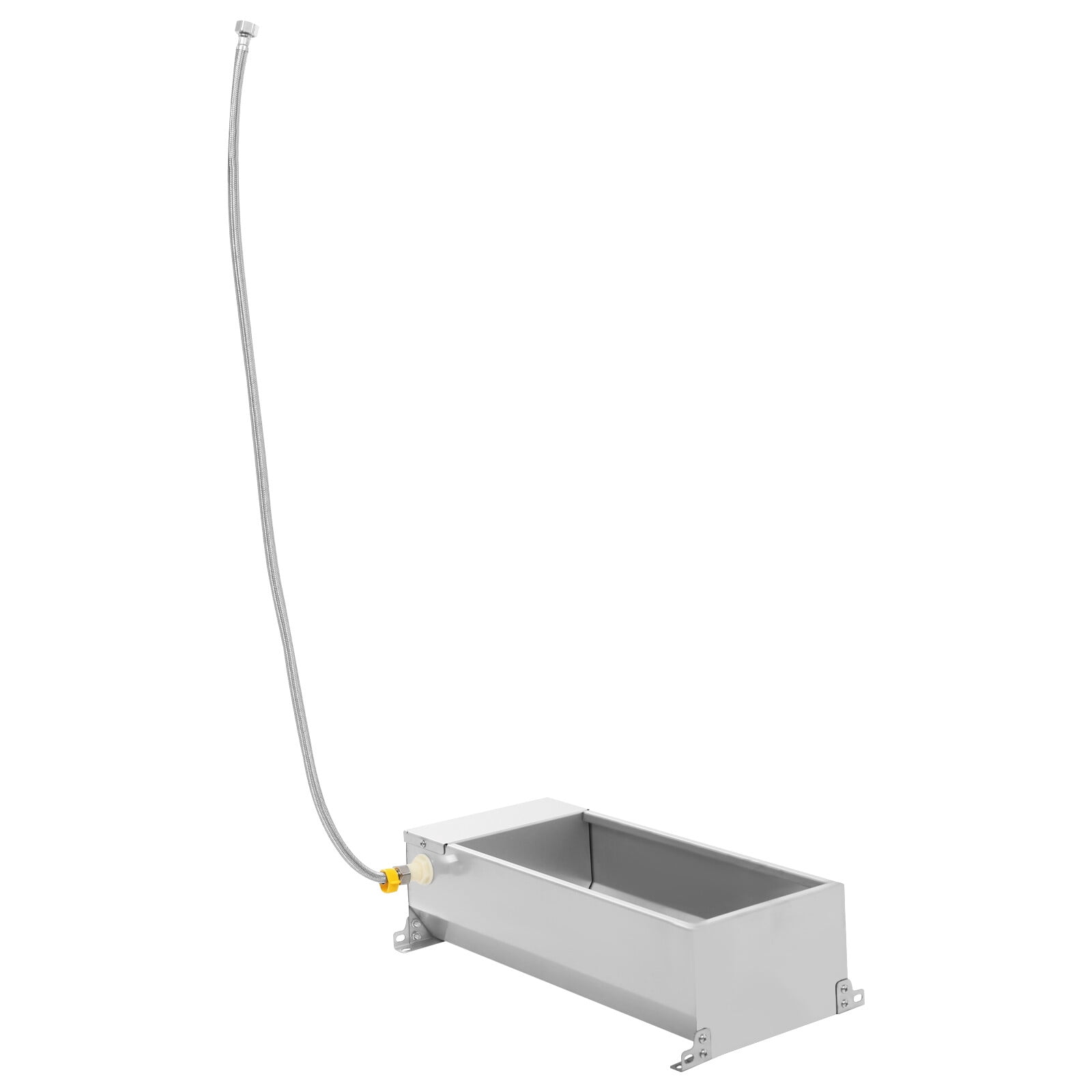 50*21*13.5cm 7.5L Stainless Steel Animal Drinking Water Bowl with Float Valve Automatic Livestock Water Tank
