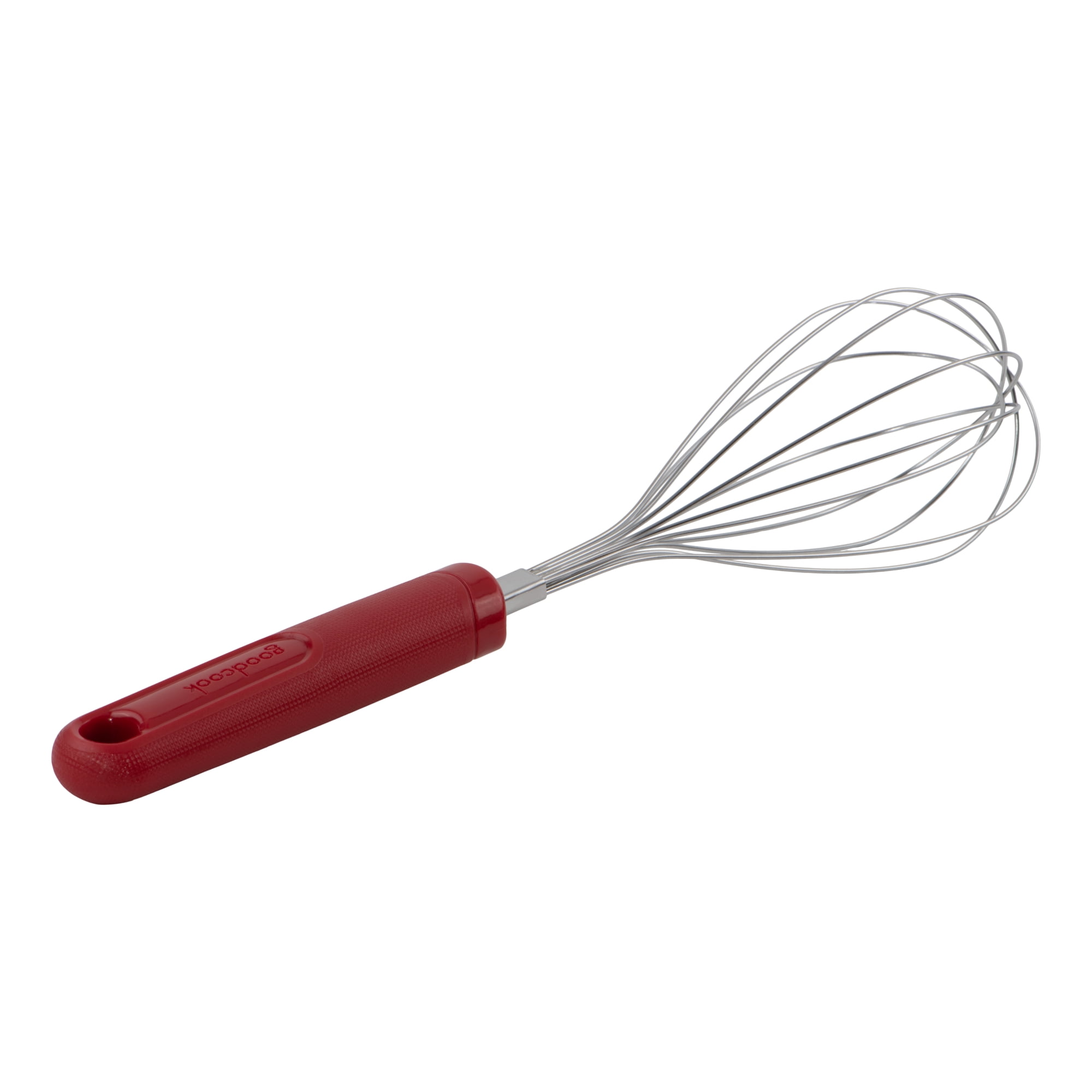 GoodCook PROfreshionals 10.5" Stainless Steel Balloon Whisk, Red