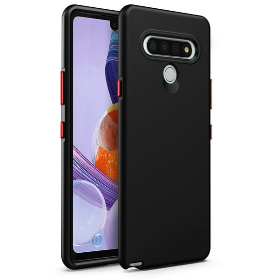 ZIZO SURGE Series for LG Stylo 6 Case - Matte Black Case Customizable Buttons - Black