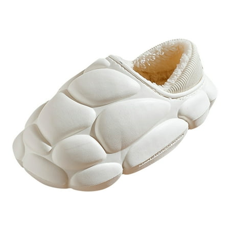 

ZHAGHMIN Shower Shoes Men Non Slip Winter Couple Men S Waterproof Baotou Cover Heel Warm Home Plush Soft Bottom Comfortable Flat Cotton Slippers Mens Slippers Leather Sole Slippers Mens Size 7 Mens