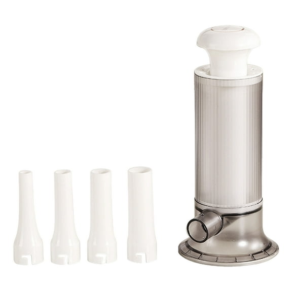 Homelife Sausage Stuffer Machine with 4 Stuffing Tubes Manual Sausage Maker for Homemade Sausages Stainless Steel Filler for Household Kitchen