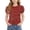 Red, variant on Babcutegg Independence Day Patriotic Printed Short Sleeve Round Neck Casual T-Shirt For Kids Multicolor Size 12