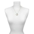 thumbnail image 3 of Delight Jewelry Silvertone 3-D Yellow Tropical Drink Hockey Ring Charm Necklace, 18", 3 of 4