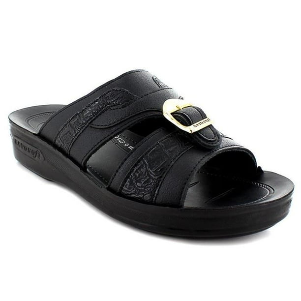 Aerosoft Footwear A5805BlackUS Men 8 Classico Men Sandals Black