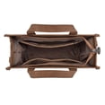 thumbnail image 6 of Montana West Women's Aztec Leather Tote Bag Set with Wallet Stylish Handbag for Everyday Use, Brown, 6 of 7