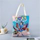 thumbnail image 2 of TOTS Bolso de tela con estampado de lienzo para mujer, bolsa de compras reutilizable y estética, con cremallera interior, regalo para mujer, 35 × 40 cm., 2 of 6