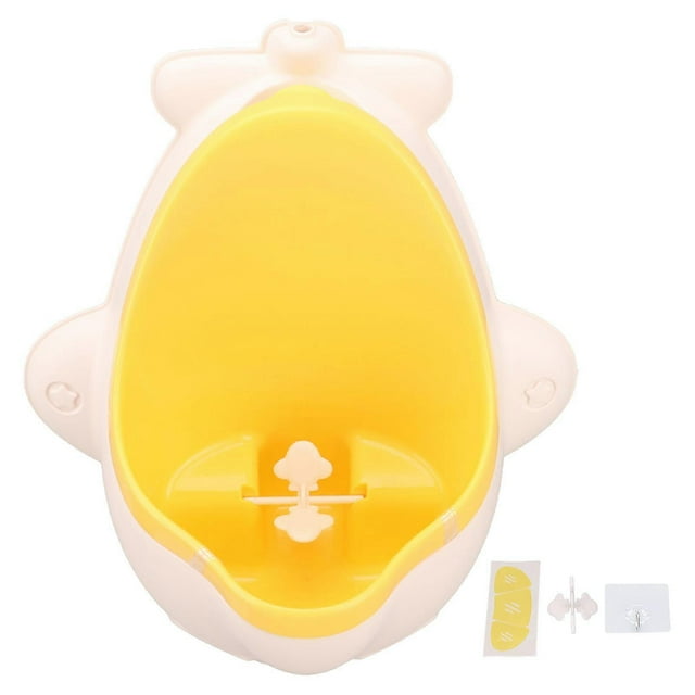 Potty Training Urinal for Boys Pee Standing Potty Training Removable Adjustable Toddler Standing Toilet Yellow