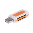 thumbnail image 1 of Mini USB2.0 4 Ranuras para tarjetas Lector de tarjetas inteligentes SD / MMC TF MS M2 Lector de tarjetas Ehuebsd  Para estrenar, 1 of 3