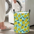 thumbnail image 6 of Uemuo Lemon1 Pattern Circular Laundry Hamper Basket with handles,Collapsible laundry basket,Large capacity laundry hamper,Laundry Organizer-Medium, 6 of 8