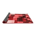 thumbnail image 2 of Ahgly Company Indoor Square Abstract Red Contemporary Area Rugs, 5' Square, 2 of 4