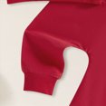 thumbnail image 7 of Xudanell Baby Boy Winter Clothes Toddler Baby Boy Football Outfit Football Embroidery Long Sleeve Crewneck Sweatshirt Pants Set 6 12 18 24 Months 2T 3T, 7 of 7
