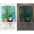 thumbnail image 2 of Caroline's Treasures BB4258CNL Merry Christmas Tree Bull Terrier Black White Ceramic Night Light, 6x4x3", multicolor, 2 of 2