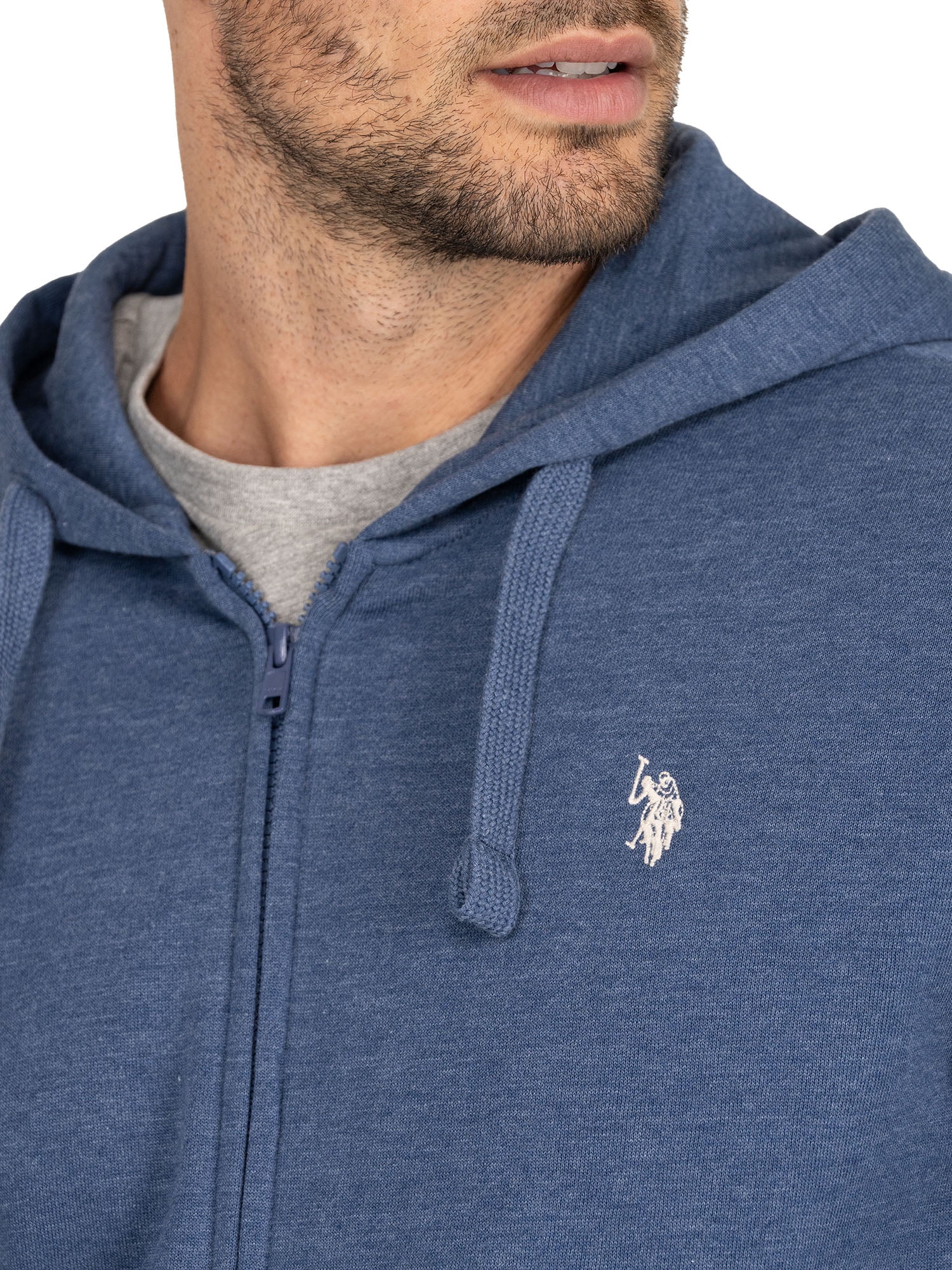 U.S. Polo Assn. Men's Full-Zip Fleece Hoodie Sweatshirt