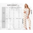 thumbnail image 7 of MINTREUS Pajama Sets for Women Short Sleeve Sleepwear Button Down Pjs Soft 2 Piece Lounge Sets with Pockets, 7 of 7