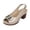 Beige, variant on Comfortable Women's Wide Sandals Chunky Block Heel Slip On Round Toe Dress Shoes for Summer Wedding Party Casual(Beige,Size 7)