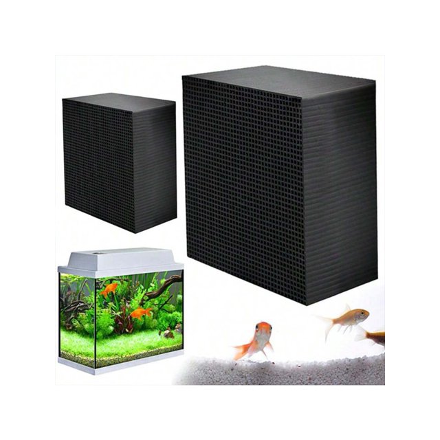 Activated Carbon Aquarium Filter, Cube Honeycomb Structure Charcoal Deodorant Fish Tank Water Purifier Activated Charcoal Cubes for Pools Water Purif