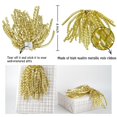 thumbnail image 2 of Lazos de regalo HUIHUANG, paquete de 6 unidades, 12,7 cm, autoadhesivos dorados, 2 of 7