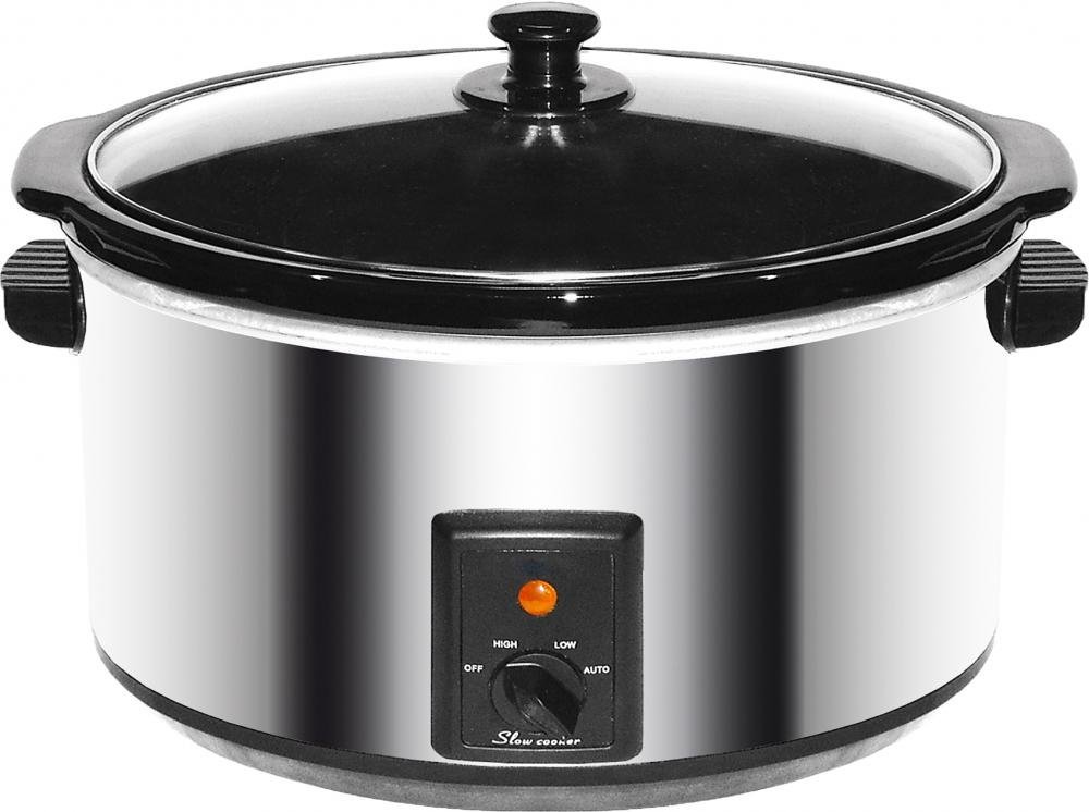 SC170S Stainless Steel 8 quart Slow Cooker, Silver, NEW